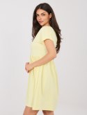 Sukienka RV-SK-5672.03P jasny żółty M