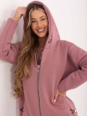 Bluza RV-BL-4858-1.99P ciemny różowy S/M