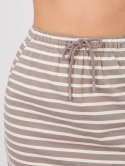 Spódnica D12127M50254A ciemny bezowy XS