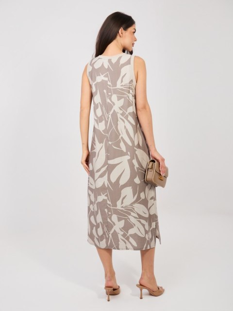 Sukienka D60105M30471A ciemny bezowy M