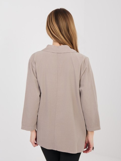 Koszula IT-KS-FL10188.27 ciemny bezowy