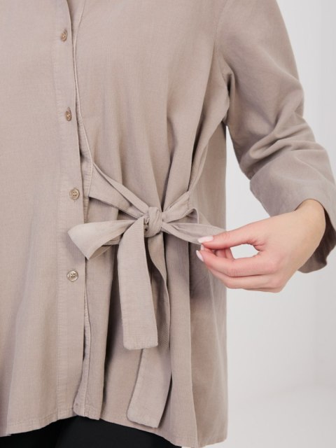 Koszula IT-KS-FL10188.27 ciemny bezowy