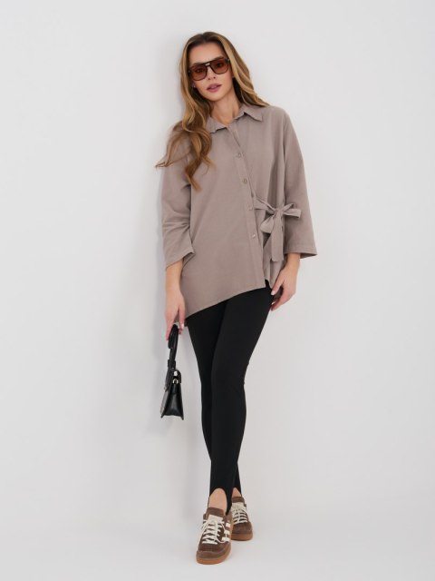 Koszula IT-KS-FL10188.27 ciemny bezowy