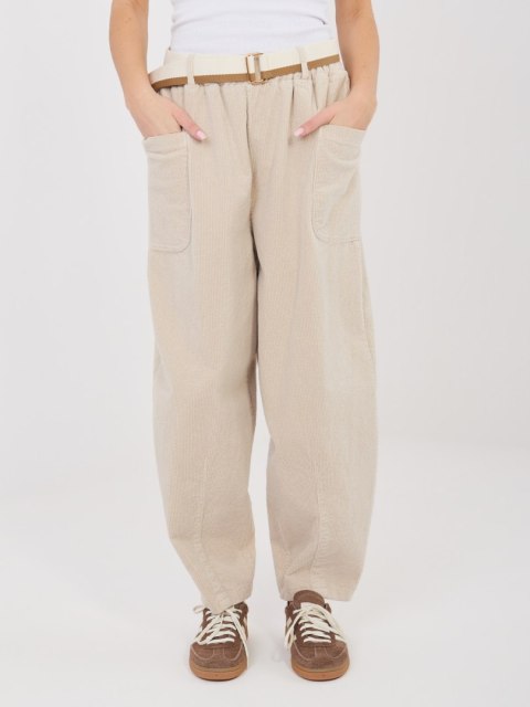 Spodnie IT-SP-FL9665.14 jasny beżowy