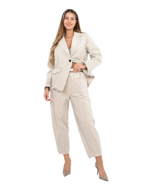 Spodnie IT-SP-FL9665.14 jasny beżowy