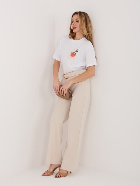 Spodnie IT-SP-FL8252-1.90 jasny beżowy S/M