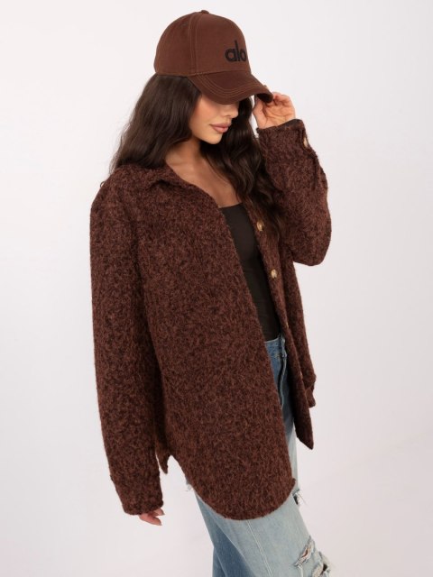 Kurtka IT-KR-22292.00 ciemny brązowy