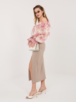 Spódnica IT-SD-FL7393-1.16 ciemny bezowy S/M