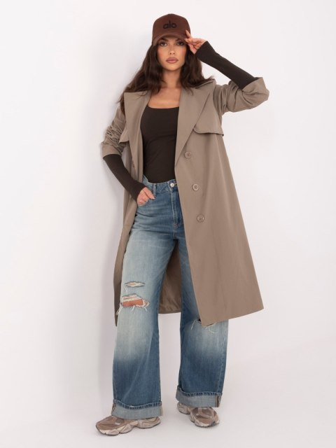 Płaszcz IT-PL-FL8808.32 ciemny khaki