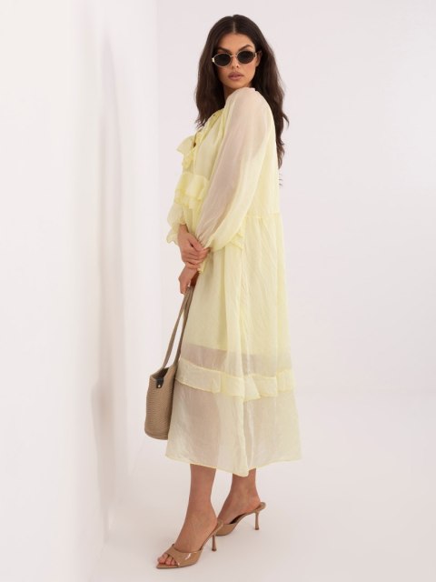 Sukienka IT-SK-51600.19 jasny żółty