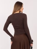 Bluzka RV-BZ-A1198.89 ciemny brązowy L/XL