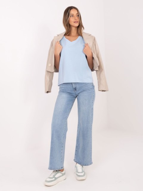 T-shirt RV-BZ-A1268.18 jasny niebieski L/XL