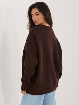 Bluza RV-BL-A1080.21P ciemny brązowy