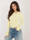 Bluzka RV-BZ-A1198.89 jasny żółty L/XL