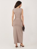 Sukienka IT-SK-22392.21 ciemny bezowy