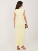 Sukienka IT-SK-22392.21 jasny żółty