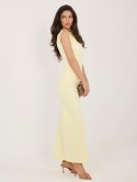 Sukienka IT-SK-22392.21 jasny żółty
