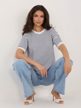 T-shirt IT-TS-20881.85 biało-granatowy