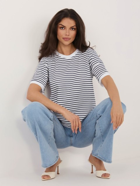 T-shirt IT-TS-20881.85 biało-granatowy