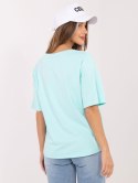 T-shirt RV-BZ-A1268.18 mietowy S/M