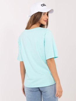 T-shirt RV-BZ-A1268.18 mietowy S/M
