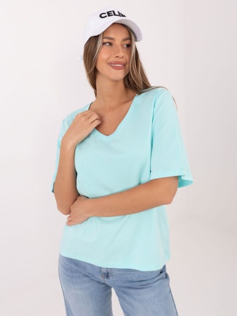 T-shirt RV-BZ-A1268.18 mietowy S/M
