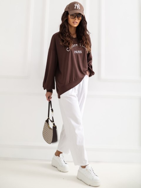 Bluza RV-BL-A1220.11 ciemny brązowy