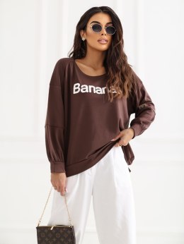 Bluza RV-BL-A1221.13 ciemny brązowy