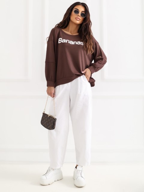 Bluza RV-BL-A1221.13 ciemny brązowy