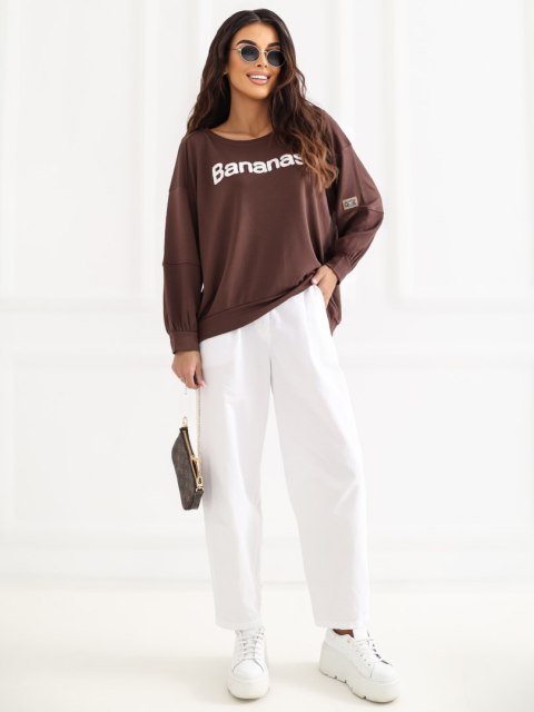 Bluza RV-BL-A1221.13 ciemny brązowy