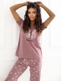 Piżama DU-PI-FP-300.94 ciemny różowy L