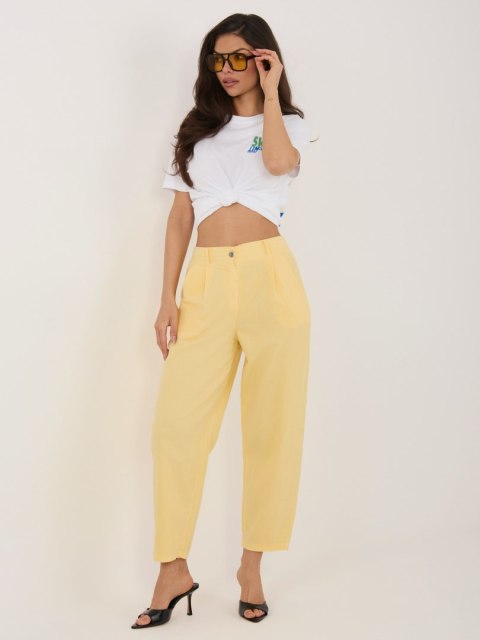 Spodnie IT-SP-FL8916-1.60 jasny żółty
