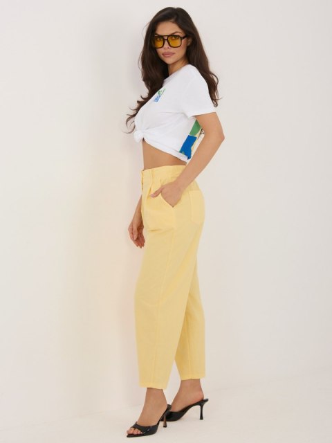 Spodnie IT-SP-FL8916-1.60 jasny żółty