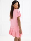 Sukienka RV-SK-A1229.10P jasny różowy L/XL