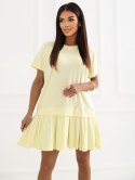 Sukienka RV-SK-A1229.10P jasny żółty S/M