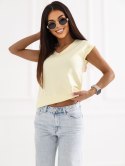 T-shirt RV-TS-6108.04 jasny żółty XL