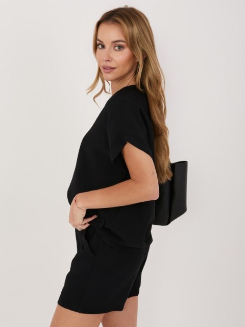 Bluzka D60103M11235B4 czarny XL