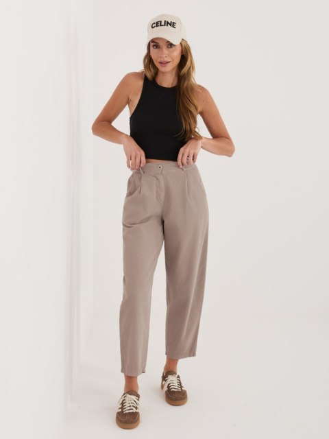 Spodnie IT-SP-FL8916-1.15 ciemny bezowy