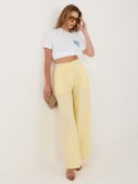 Spodnie IT-SP-FL9006.92 jasny żółty
