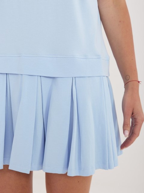 Sukienka RV-SK-A1229.10P jasny niebieski L/XL