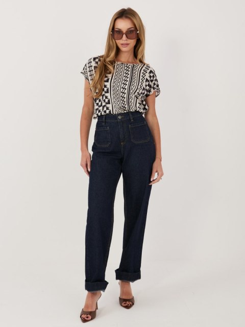 Bluzka D73771AG10978AA granatowy M