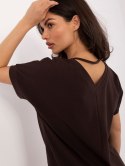 Bluzka RV-BZ-A1321.91 ciemny brązowy S/M