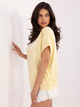 Bluzka RV-BZ-A1260.01 jasny żółty S/M
