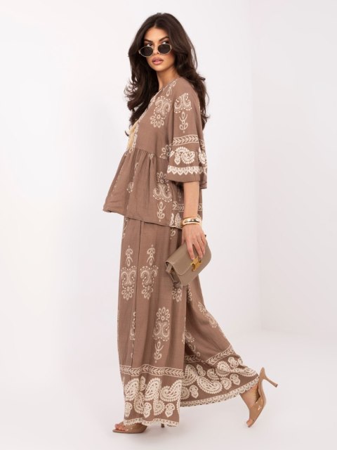 Komplet IR-KMPL-7282.08P ciemny bezowy L/XL