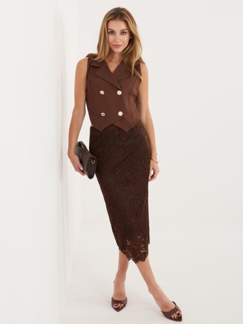 Spódnica IT-SD-21852.15 brązowy