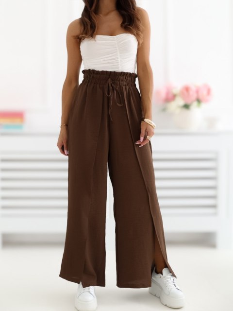 Spodnie CS-SP-XYS3375.03 ciemny brązowy M/L