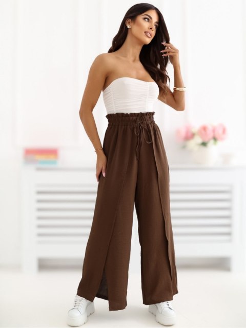 Spodnie CS-SP-XYS3375.03 ciemny brązowy M/L