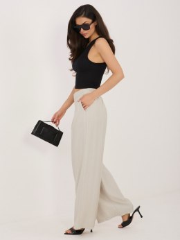 Spodnie D60103M62449E1 jasny beżowy S