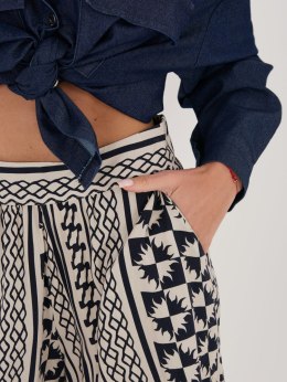 Szorty D73771M62489KD granatowy S