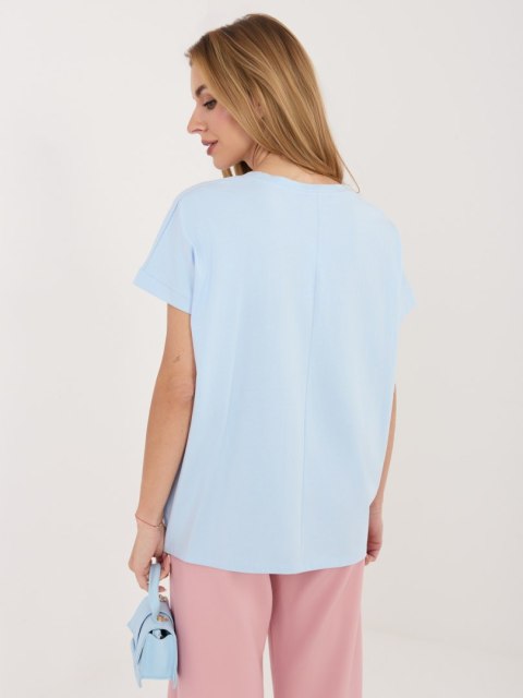 Bluzka RV-BZ-A1247.99 jasny niebieski